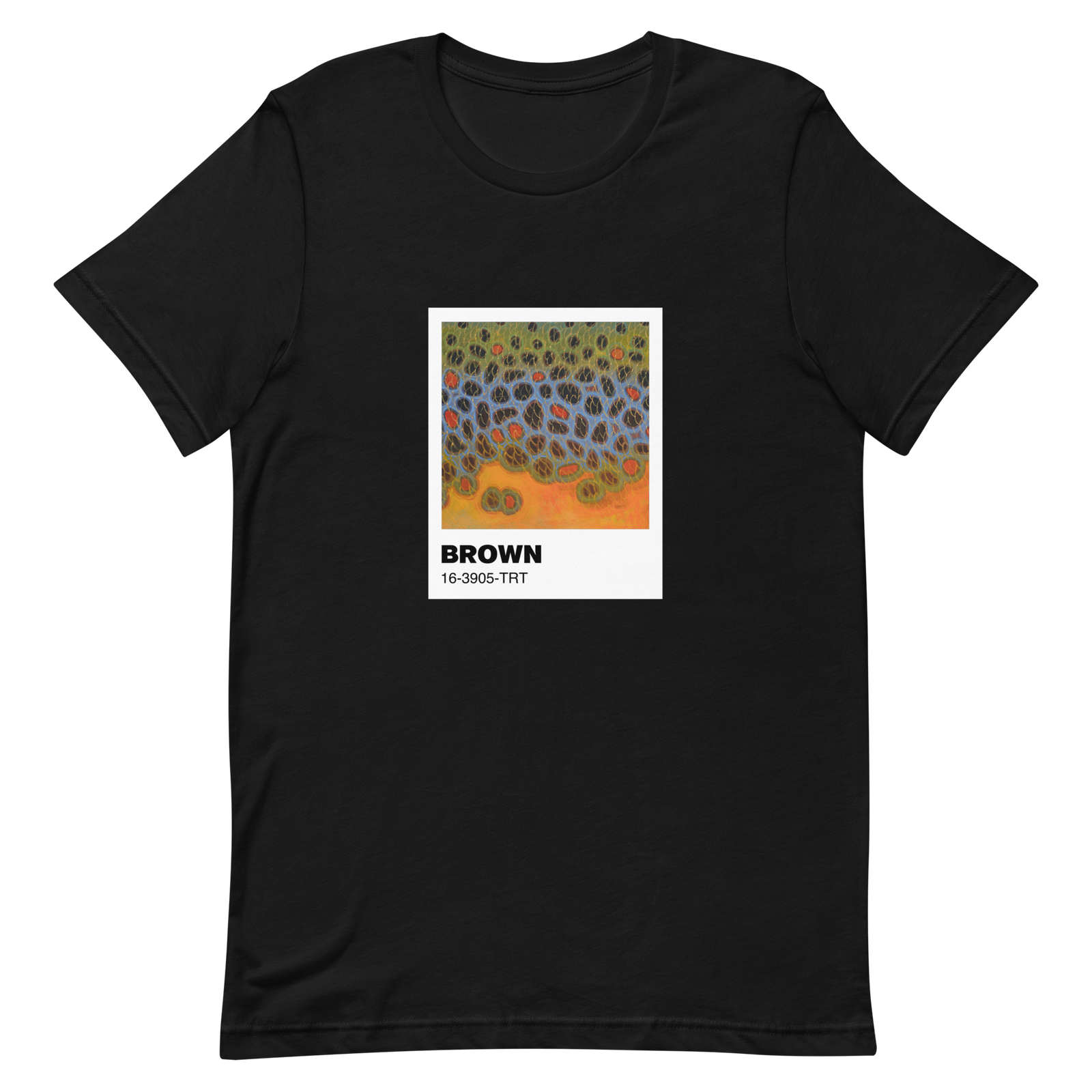Brown Trout (Pantone Pattern Series) Unisex t-shirt