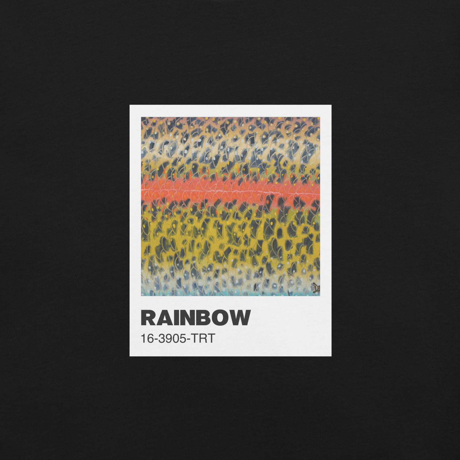Rainbow Trout (Pantone Patterns Series) Unisex t-shirt