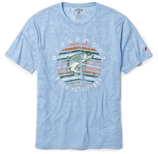 BRO Logo Reclaim Power Blue S/S Tee