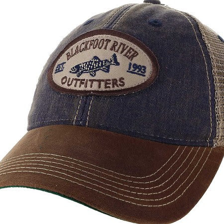 BRO Logo Vintage Waxed Cotton Trucker