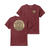 BRO Logo Victory Falls Brown Trout Badge SS Tee
