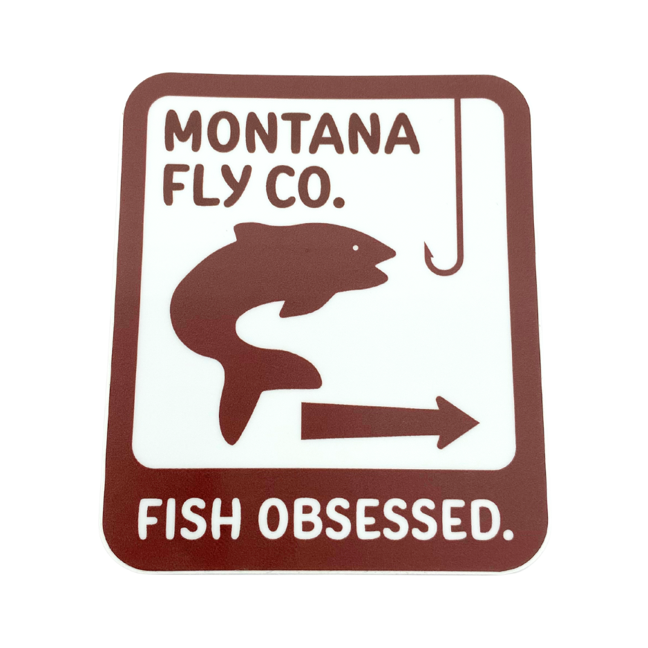 MFC Rectangle Sticker - Fishing Access