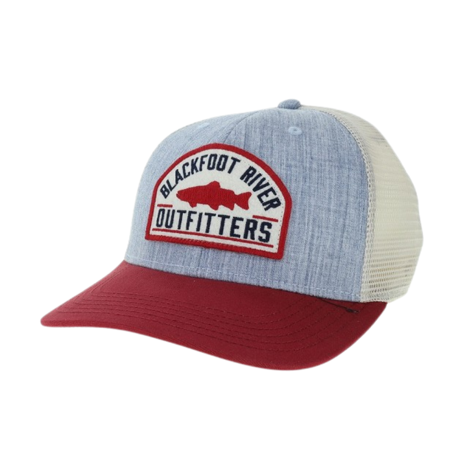 BRO Logo Mid Pro Red Trout Snapback