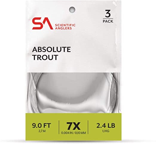 Scientific Anglers Absolute Trout Leader 3-Pack