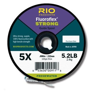 Rio Fluoroflex Strong Tippet - Guide Spool