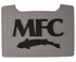 MFC Boat Box Foam Fly Patch - Gray with Black MFC Logo