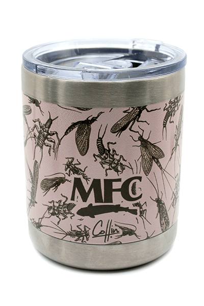 Montana Fly Company Stainless Steel Hip Flask - Sundell's Brown Trout Skin  10oz 