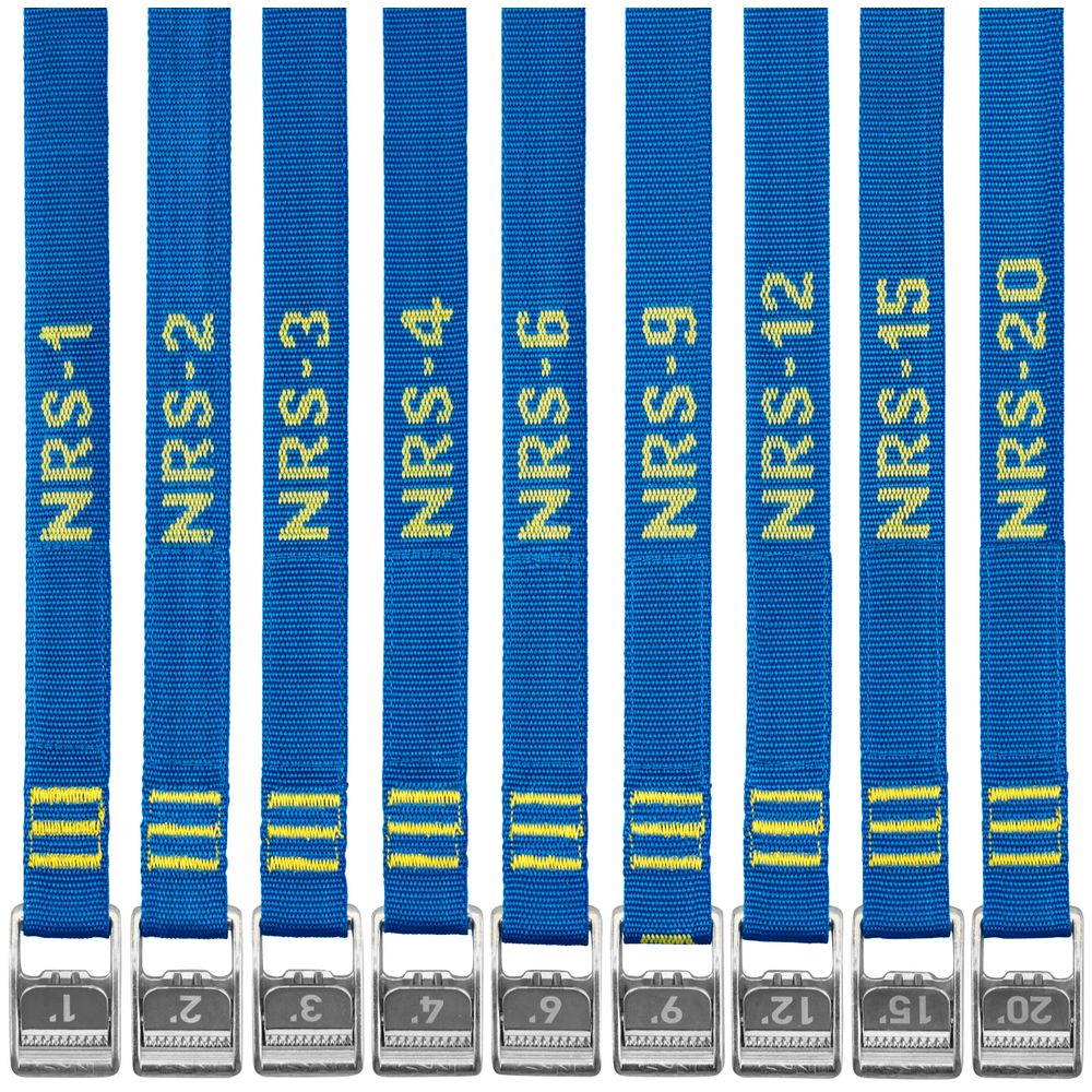 NRS HD Tie-Down Straps (Iconic Blue - 2pk)