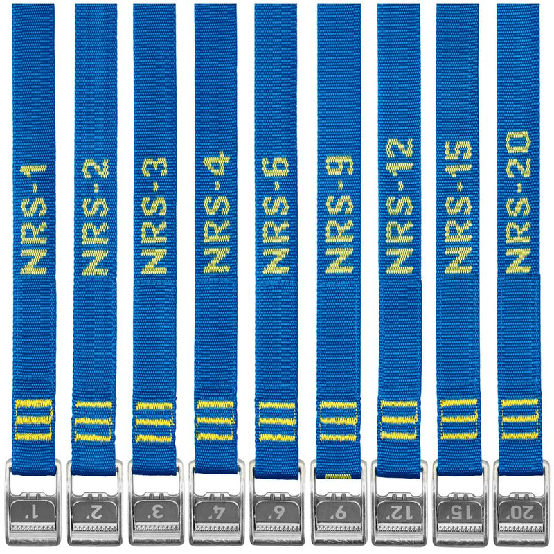 Load image into Gallery viewer, NRS 1” HD Tie-Down Straps (Iconic Blue - 2pk)
