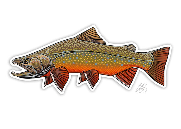 Casey Underwood Brook Trout Decal