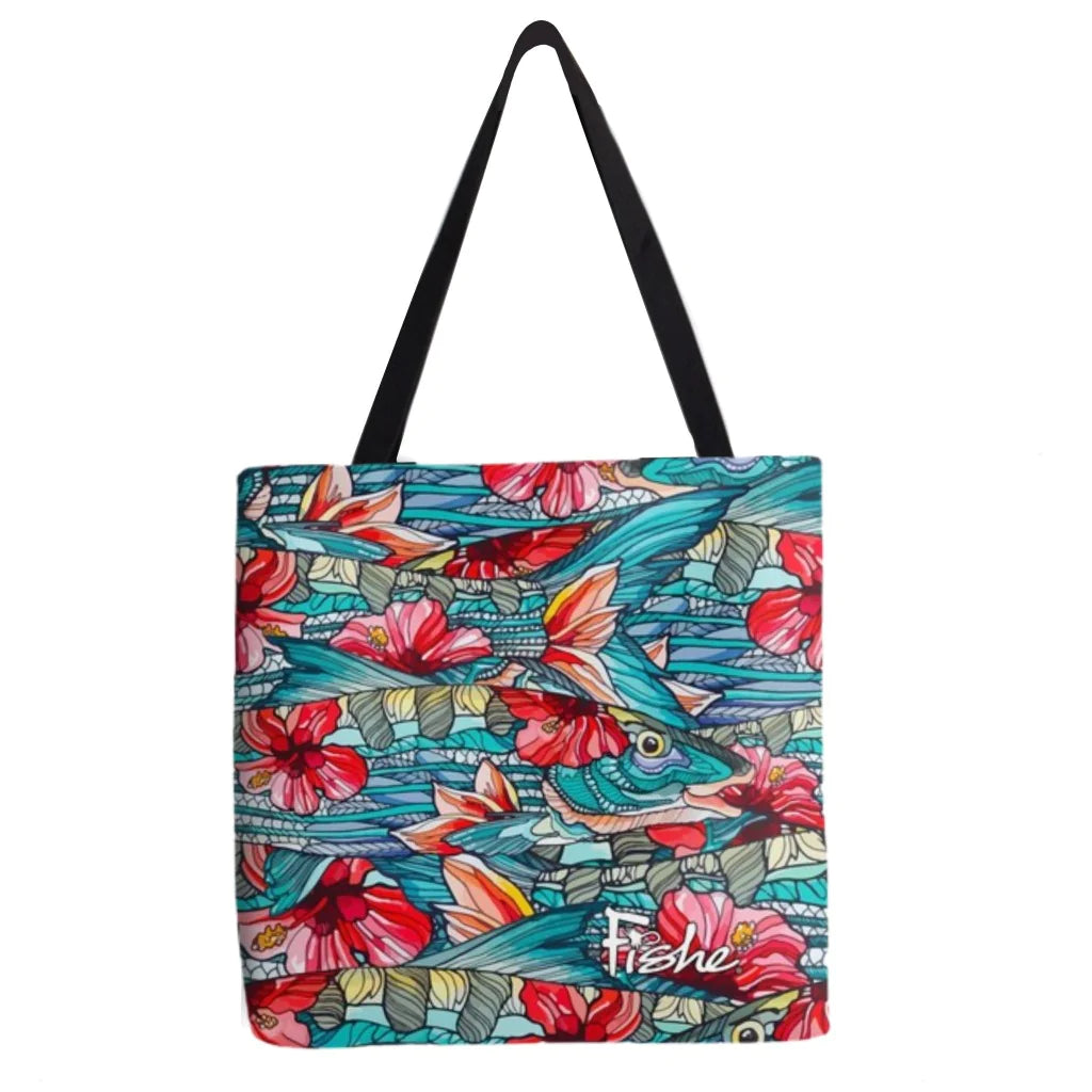 FisheWear Beauty and the Bonefish Canvas Tote