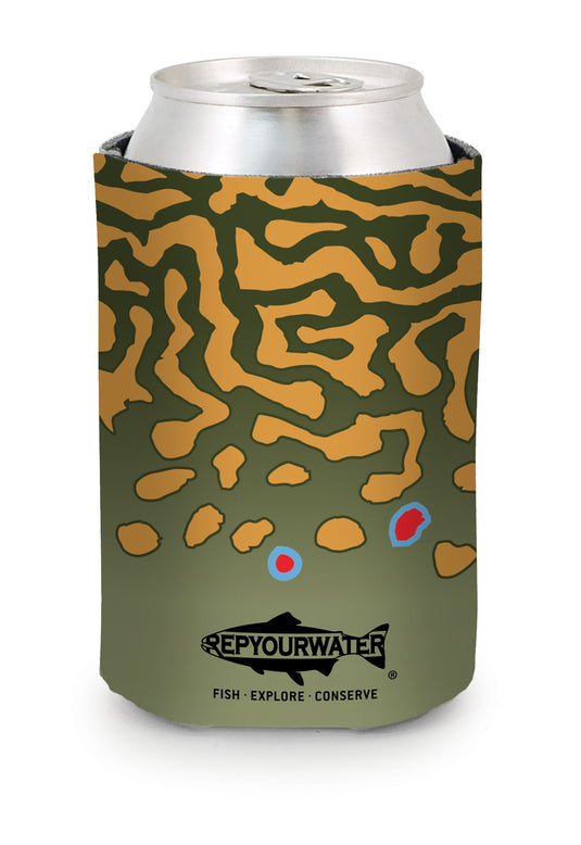 RepYourWater Brook Trout Skin Can Cooler - SALE
