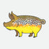 Remedy Pig Brown Trout Sticker