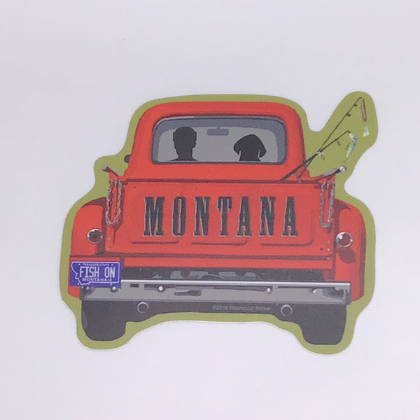 Montana Truck Fish Sticker