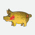 Remedy Pig Cutthroat Sticker