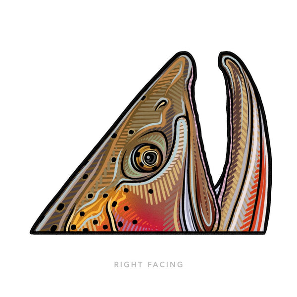 Casey Underwood Cutthroat Rise Decal - Left & Right