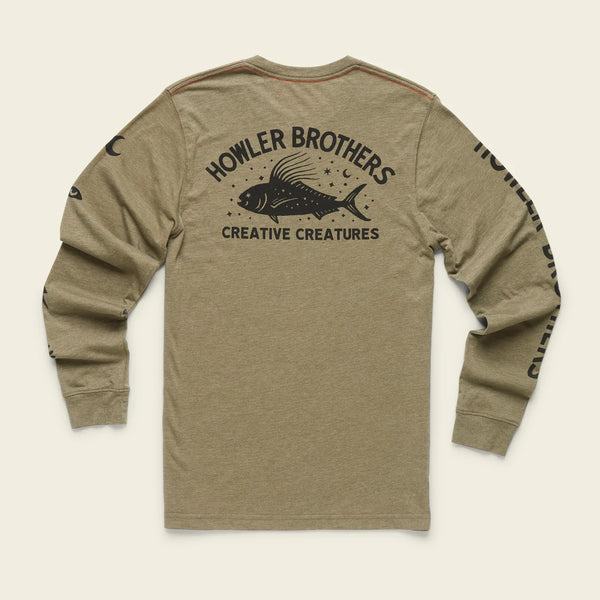 Howler Bros Creative Creatures Longsleeve Roosterfish Shirt - SALE