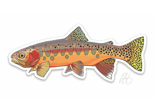 Casey Underwood Golden Trout Decal