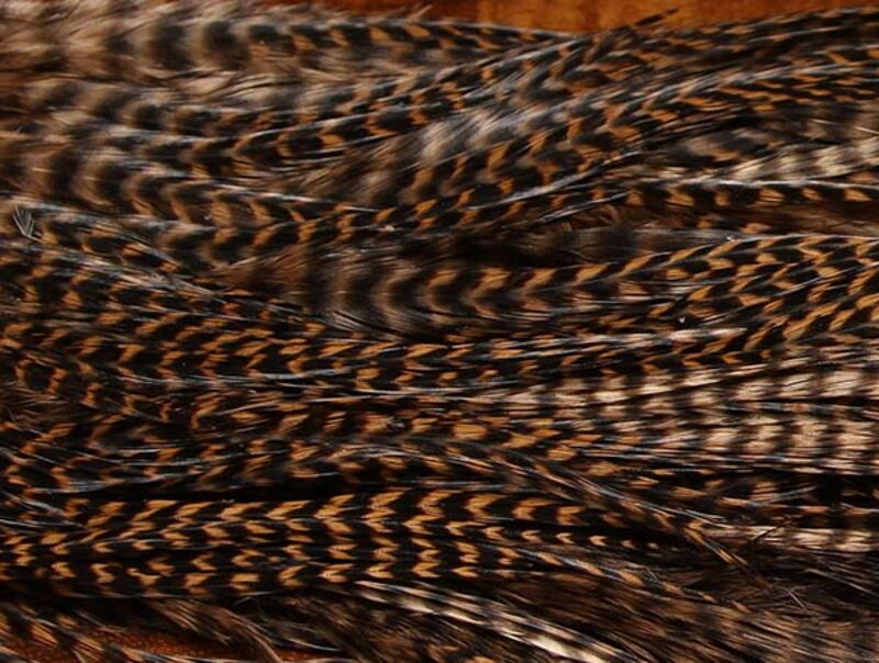 Hareline Half Grizzly Saddle