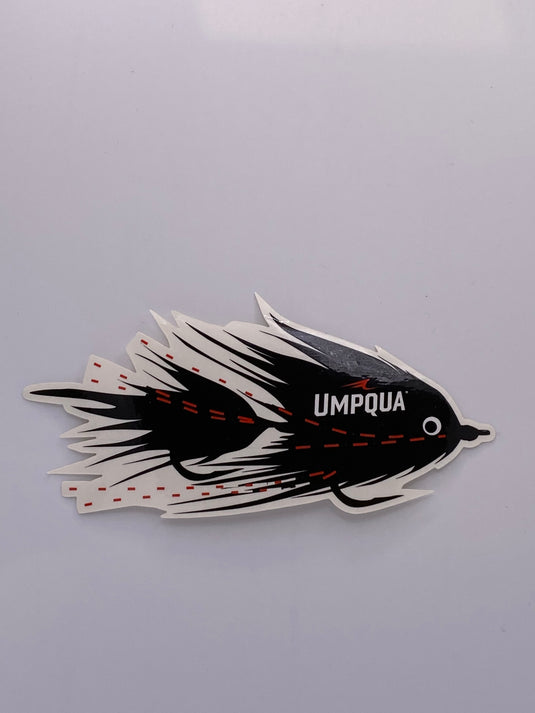 Umpqua Black Double Dirty Hippie Sticker