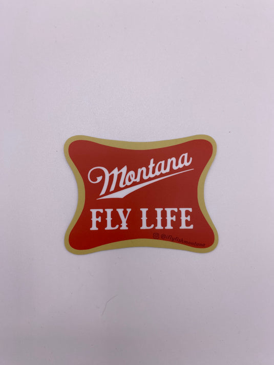 iflyfishmontana Montana Fly Life Sticker