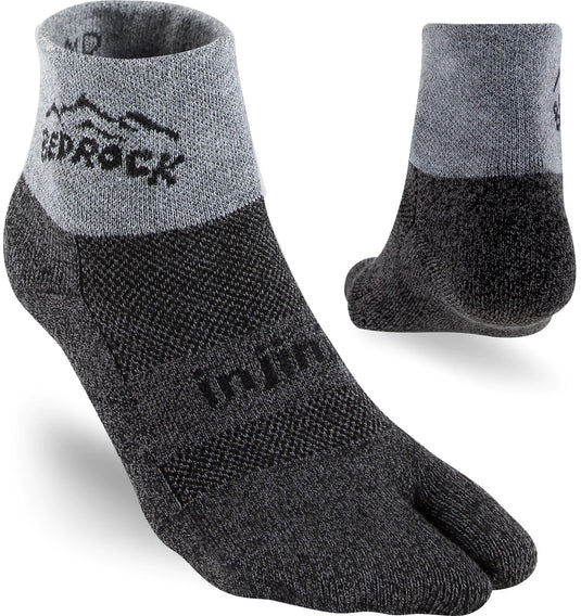Bedrock Performance Split-Toe Socks (Granite)