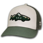 BRO Logo Industrial Canvas Mesh Cap