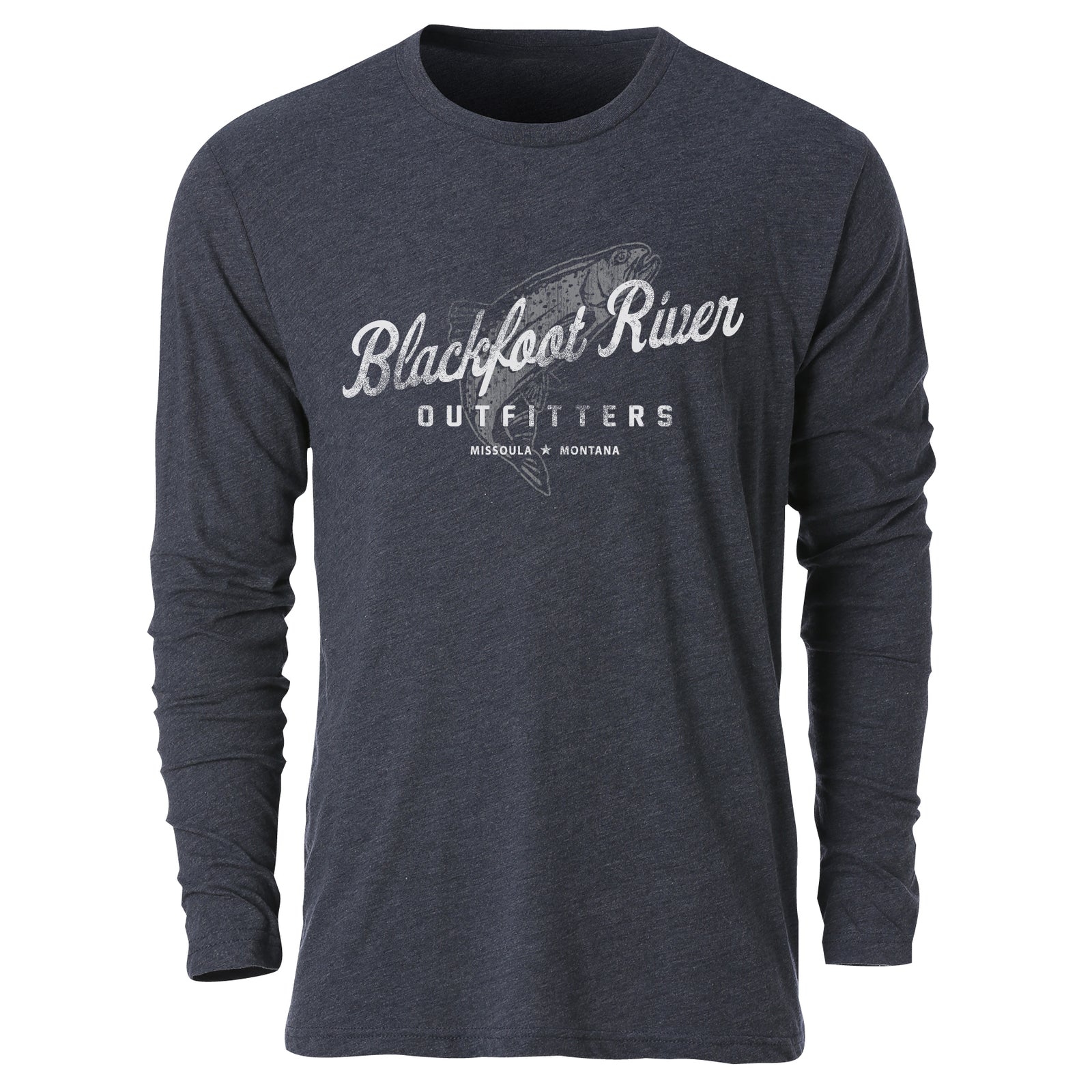 BRO Logo Tri Blend Longsleeve Tee-SALE