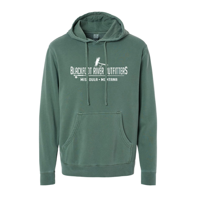 Load image into Gallery viewer, BRO Logo Pigment Dyed Hoody
