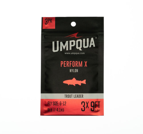 Umpqua Perform X Trout Leader 3-Pack