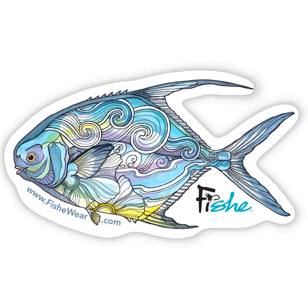 FisheWear Permit Paradise Sticker