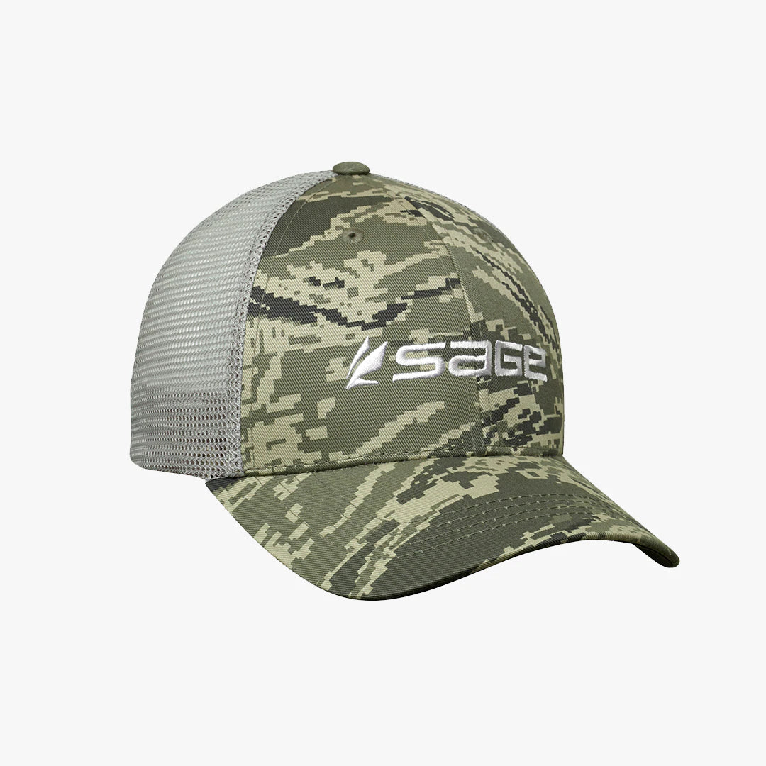 Sage Mesh Back Digi Camo Hat