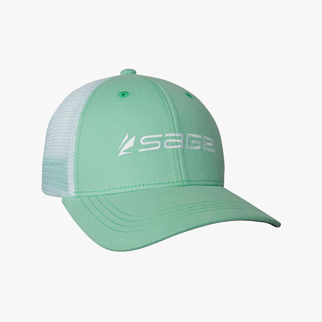 Sage Mesh Back Teal Hat - SALE