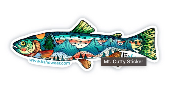 FisheWear Mt. Cutty Sticker