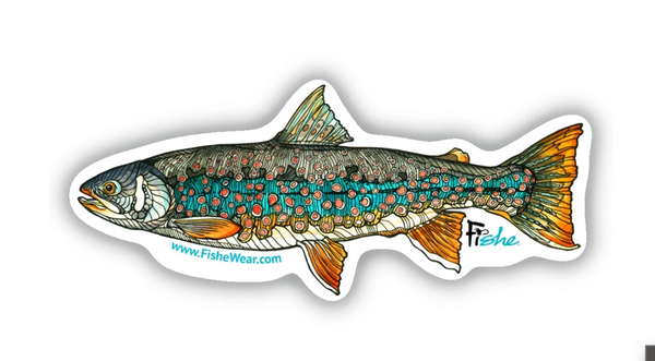 FisheWear Dolly Vee Sticker