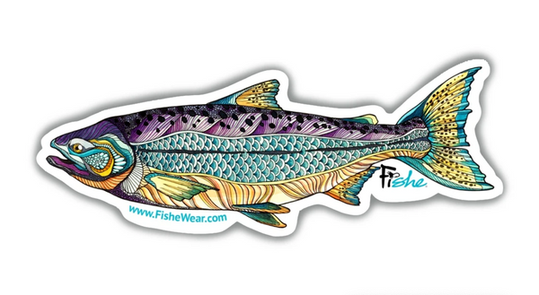 FisheWear Kaleido King Sticker