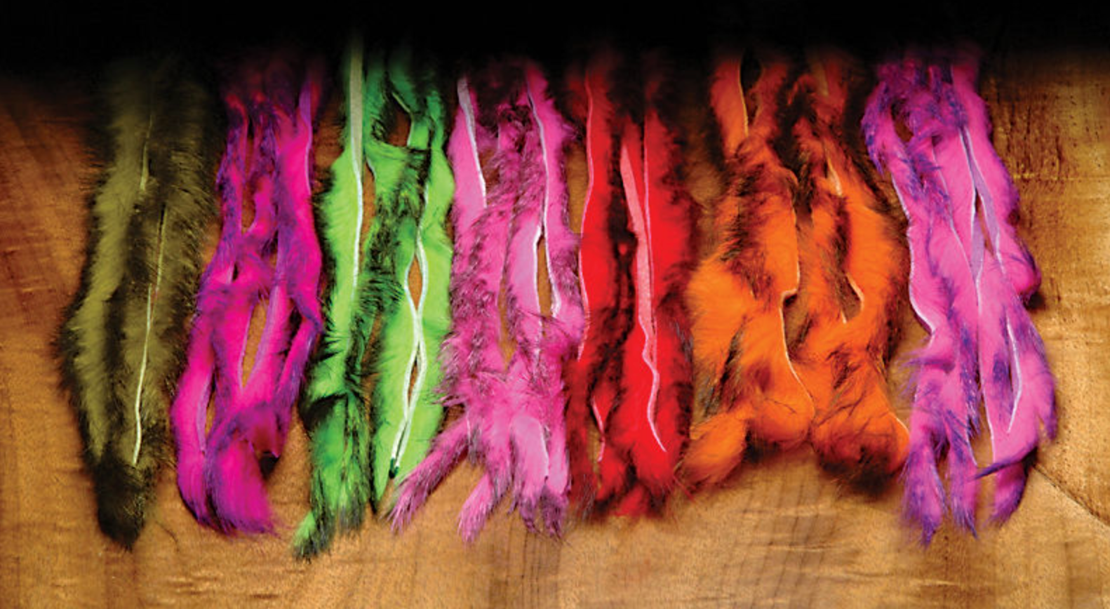 Hareline Two Toned Rabbit Strips