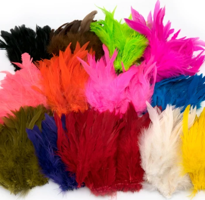 Hareline Schlappen Feathers 5-7