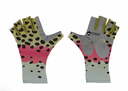 Wingo Outdoors Fish Skin Casting Gloves