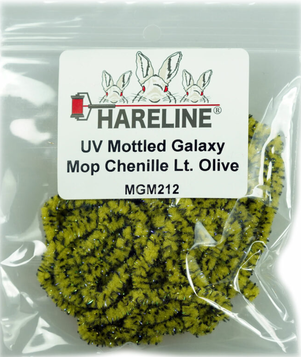 Hareline UV Mottled Galaxy Mop Chenille