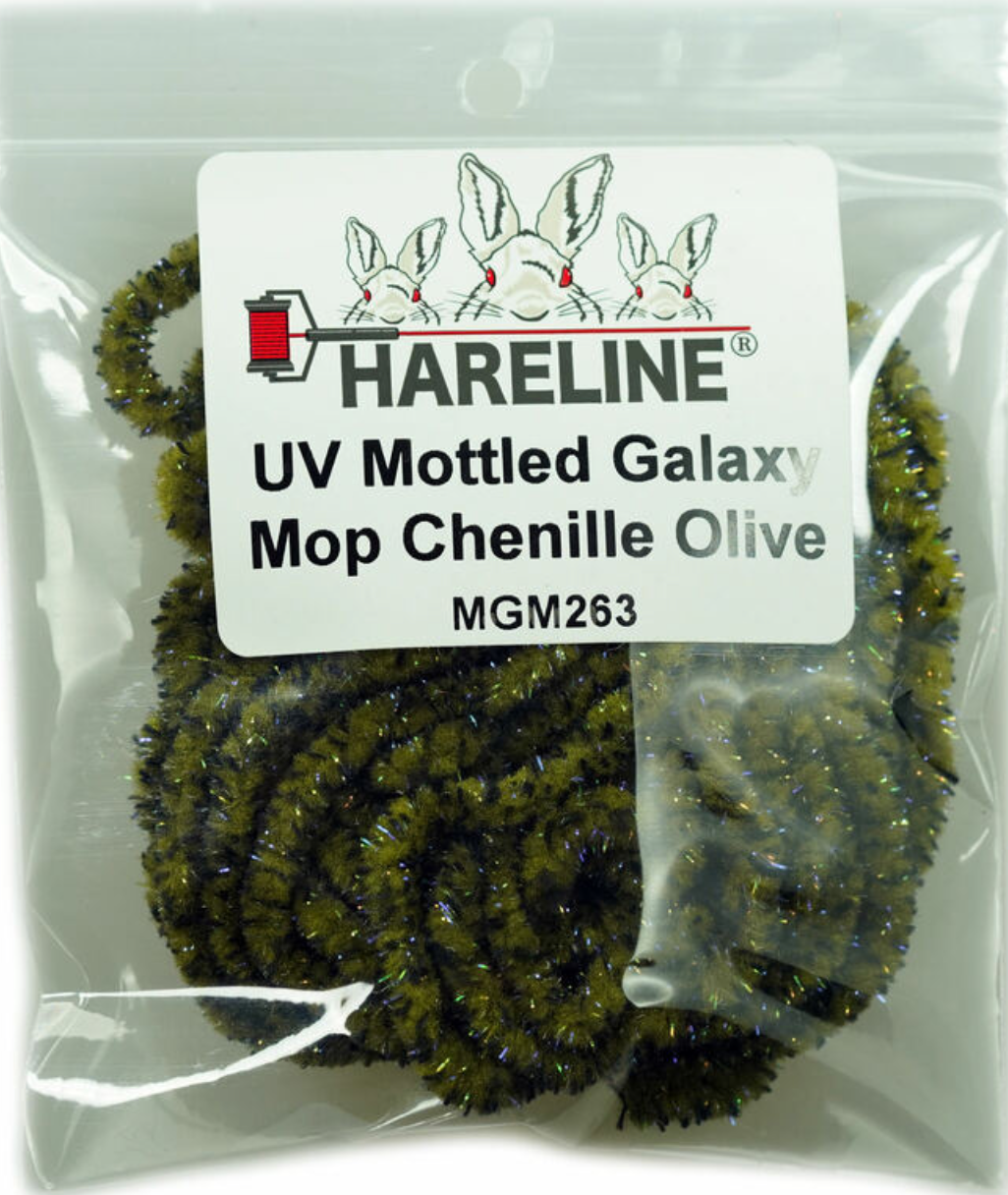 Hareline UV Mottled Galaxy Mop Chenille