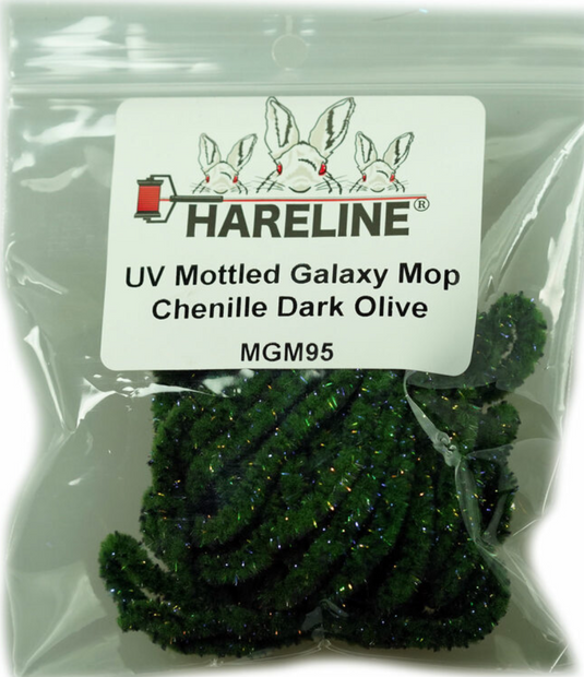 Hareline UV Mottled Galaxy Mop Chenille