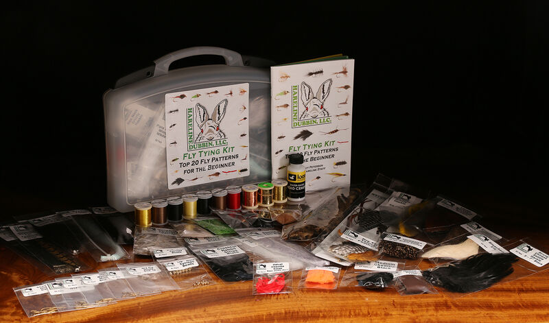 Hareline Fly Tying Material Kit without Vise and Tools