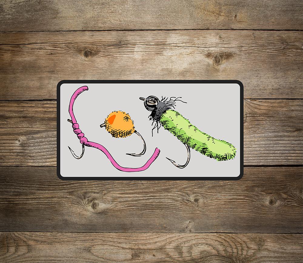 RepYourWater Trash Flies Sticker