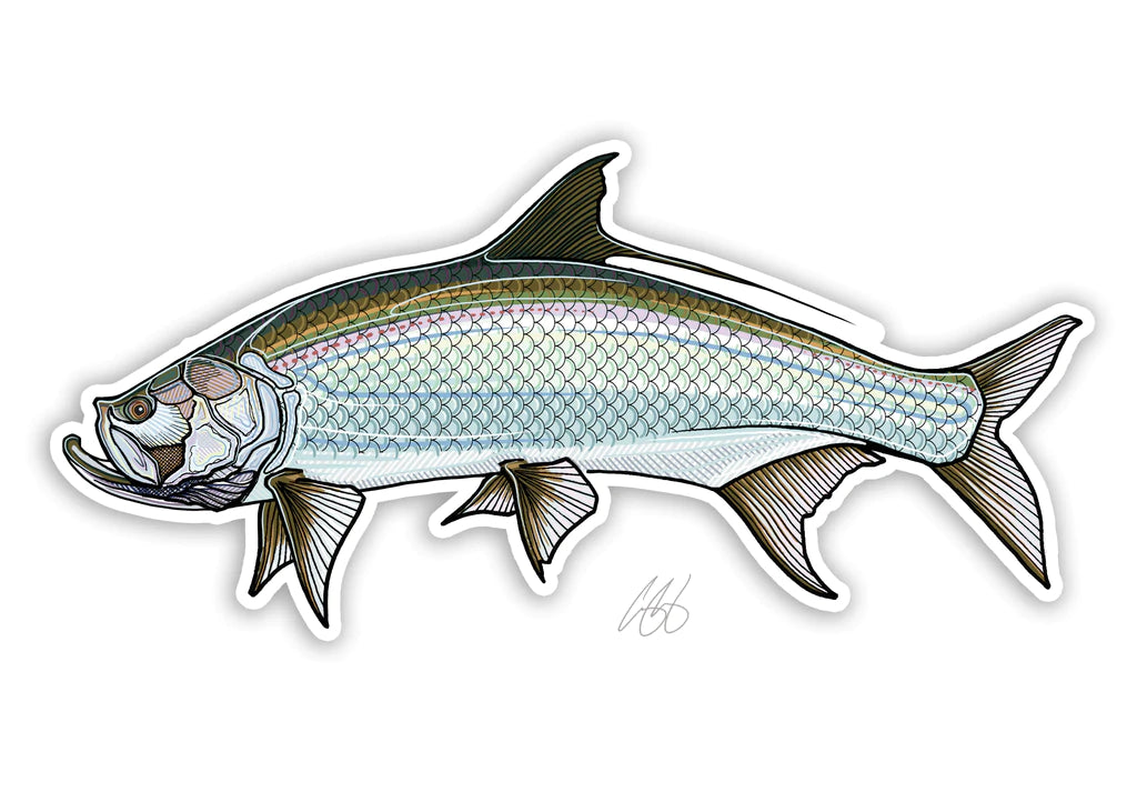 Casey Underwood Tarpon Decal