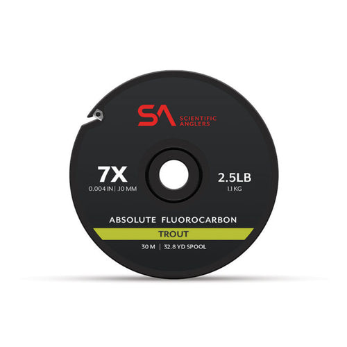 Scientific Anglers Absolute Fluorocarbon Trout Tippet Clear - 30M