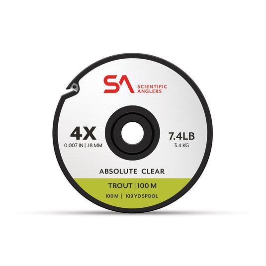 Scientific Anglers Absolute Trout Tippet Clear - 100M
