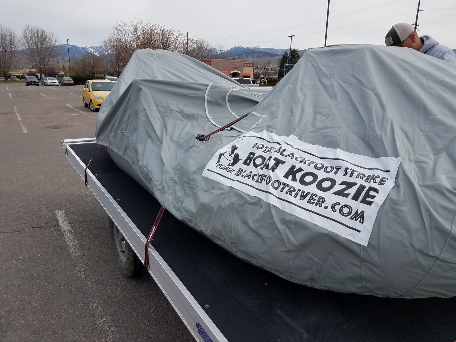 Big Sky Canvas Boat Koozie