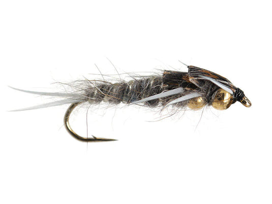 Double Tungsten Bead Black Stonefly Nymph Fly