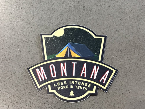 Montana Less Intense Sticker